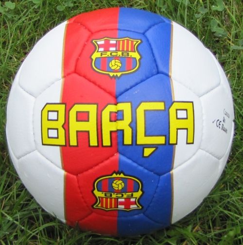 Кожена футболна топка  BARCELONA