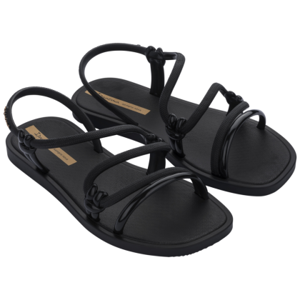 Дамски стилни сандали в черно К26983