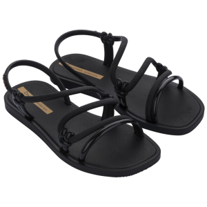 Дамски стилни сандали в черно К26983