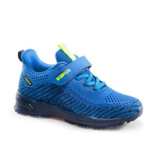 Сини маратонки от текстил за момче К30919
