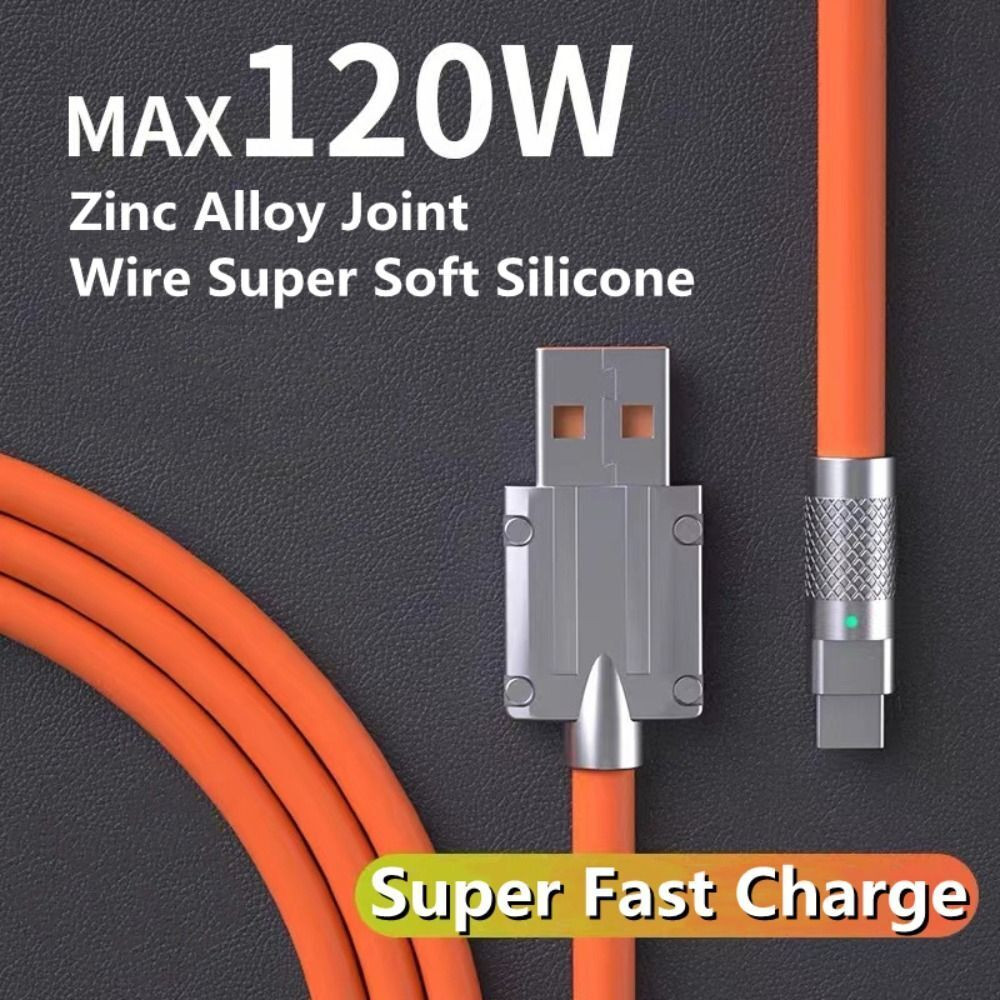 USB Type C към Type C кабел с LED индикатор и 120W мощност Series - Image 9
