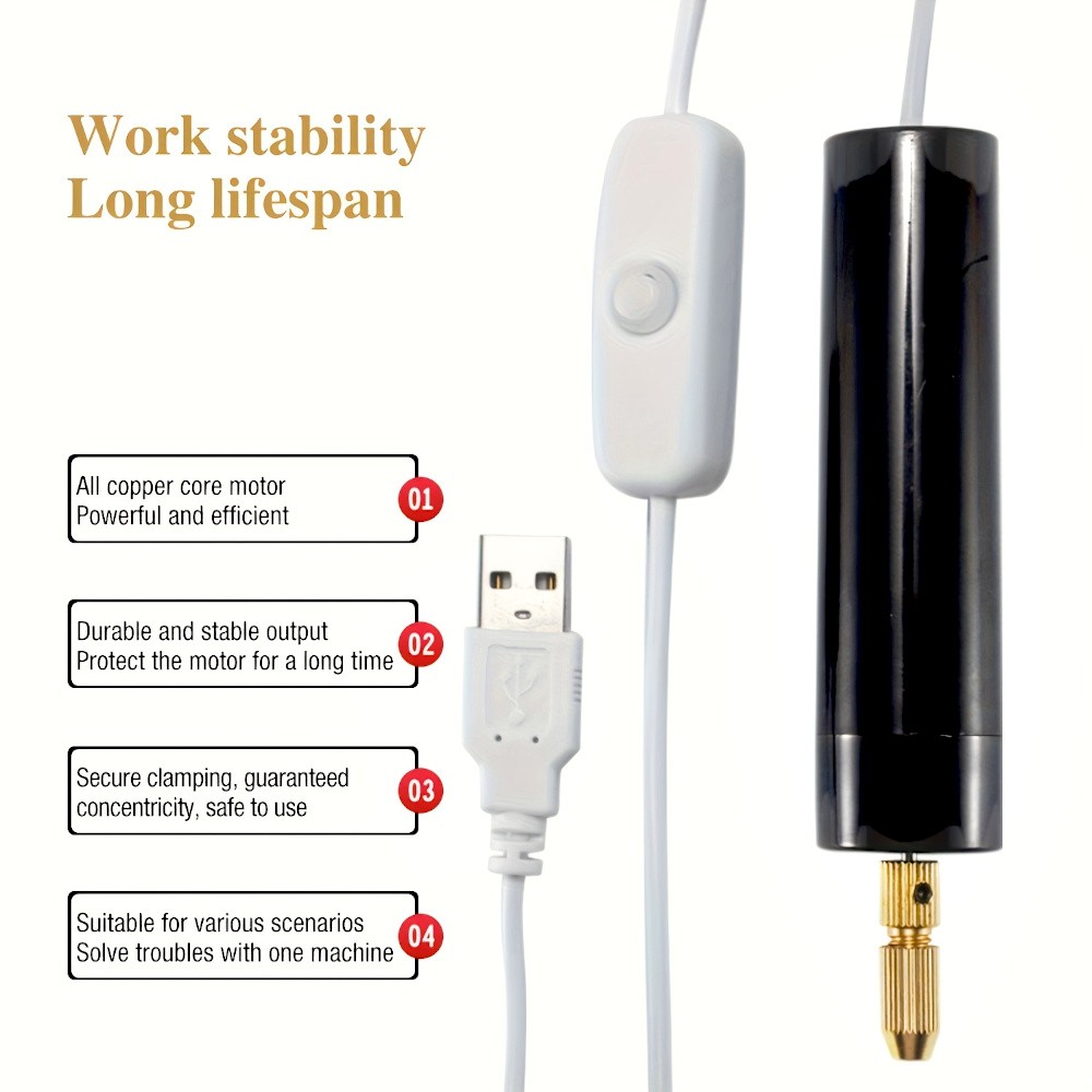 Мини електрическа дрелка с USB кабел - Image 16
