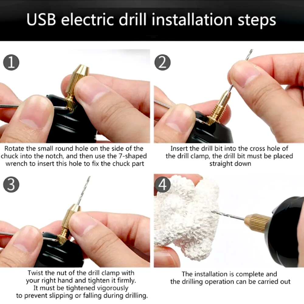 Мини електрическа дрелка с USB кабел - Image 14