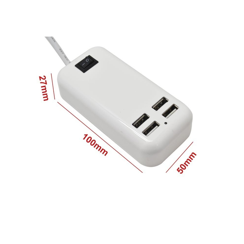 USB зарядно с 4 порта за компютър 15W - Image 3