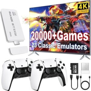 Ретро Конзола Game Stick Pro 4K HDMI с Над 20000 Класически Игри