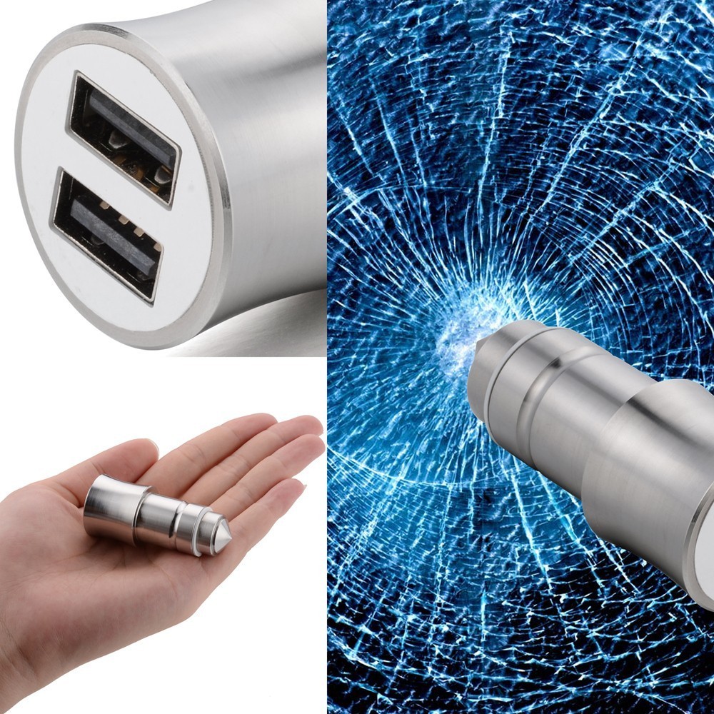 Зарядно за кола за бързо зареждане с 2 бр. USB
