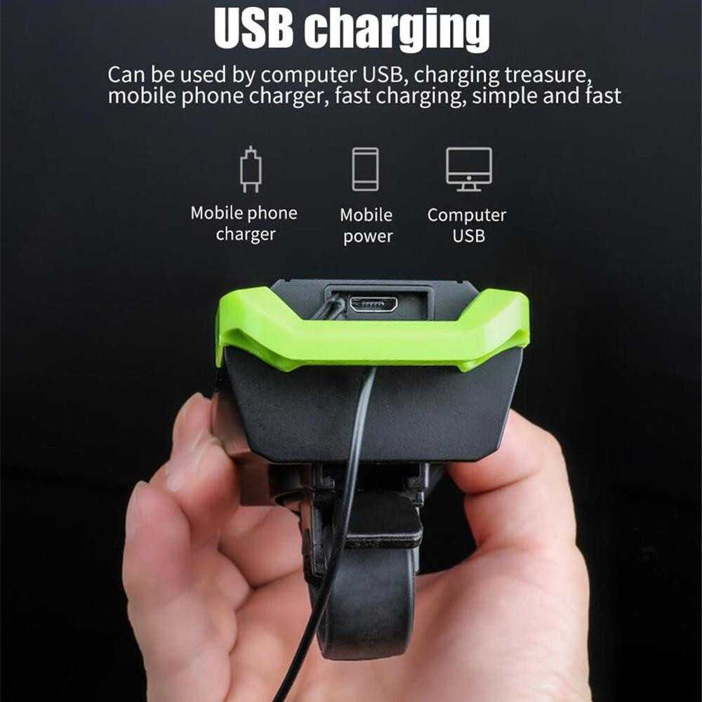 Фар за велосипед с USB зареждане, 800 лумена - Image 10