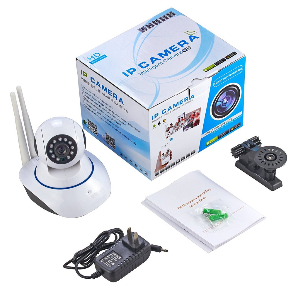IP камера WiFi за видеонаблюдение и управление от телефон, въртяща се 360, Двупосочен Интерком - Image 11