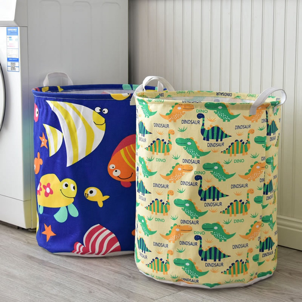 КРЪГЪЛ ДЕТСКИ КОШ ЗА ИГРАЧКИ - Image 4