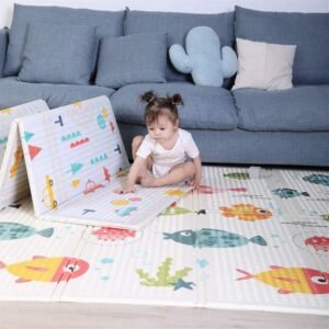 Детски двулицев килим/подложка за игра