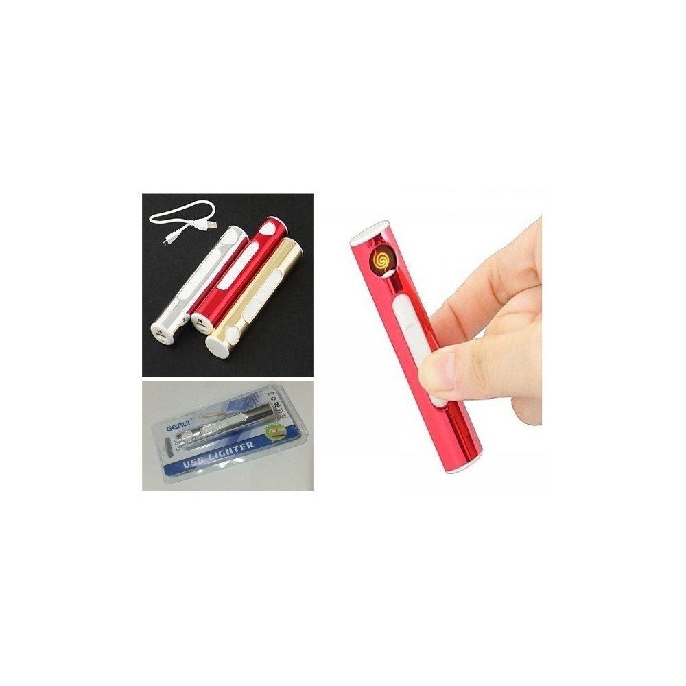 Светеща USB запалка lighter за цигари без пламък - Image 3