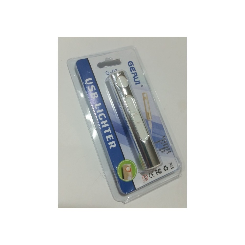 Светеща USB запалка lighter за цигари без пламък - Image 2