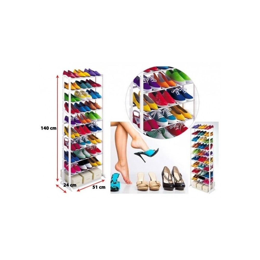 Етажерка за обувки 10 рафта, за 30 чифта обувки - Image 3