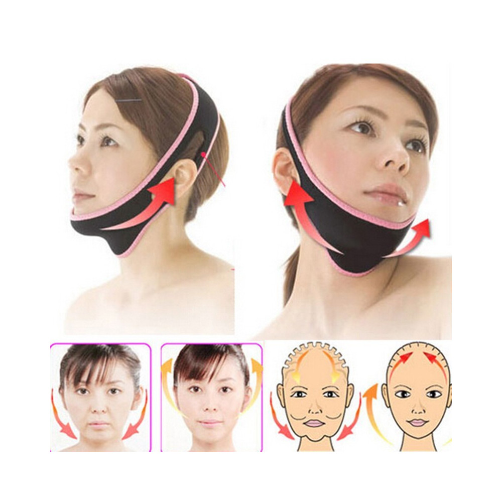 Лифт лента за лице, повдигане и премахване на двойна брадичка FACE LIFT UP BELT - Image 13