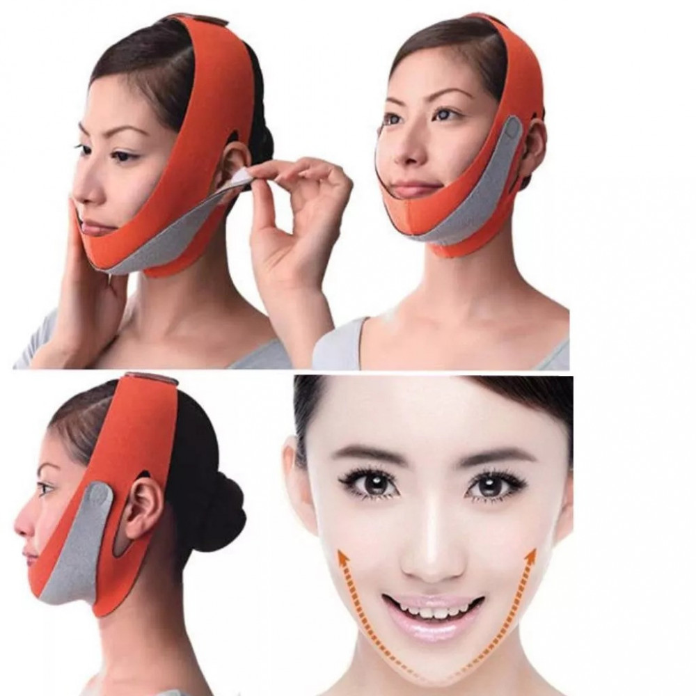 Лифт лента за лице, повдигане и премахване на двойна брадичка FACE LIFT UP BELT - Image 3
