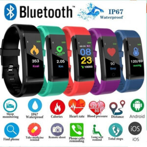 Фитнес гривна Fitness Tracker с часовник