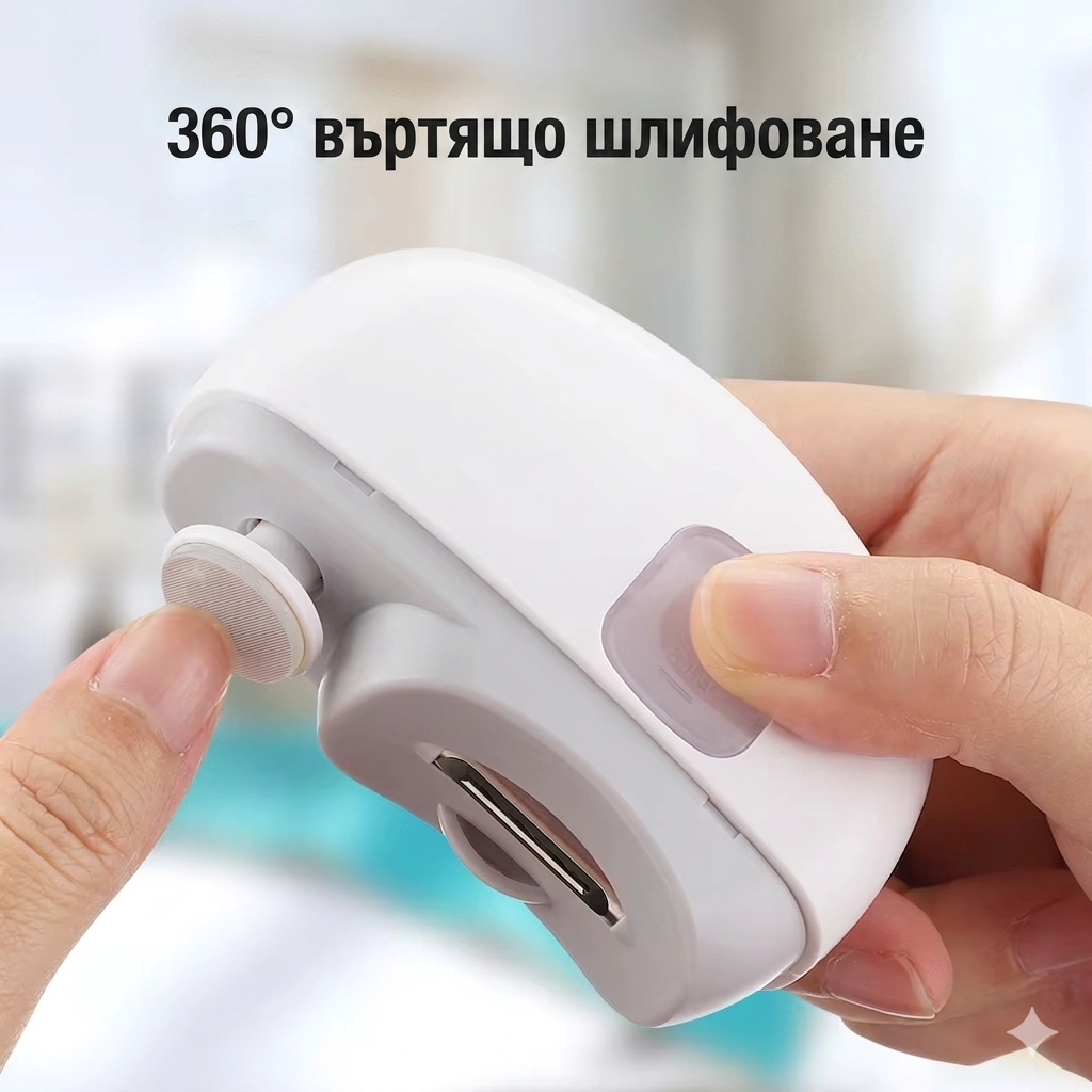 Мултифункционална електрическа нокторезачка 3в1 за бебета и възрастни - Image 4