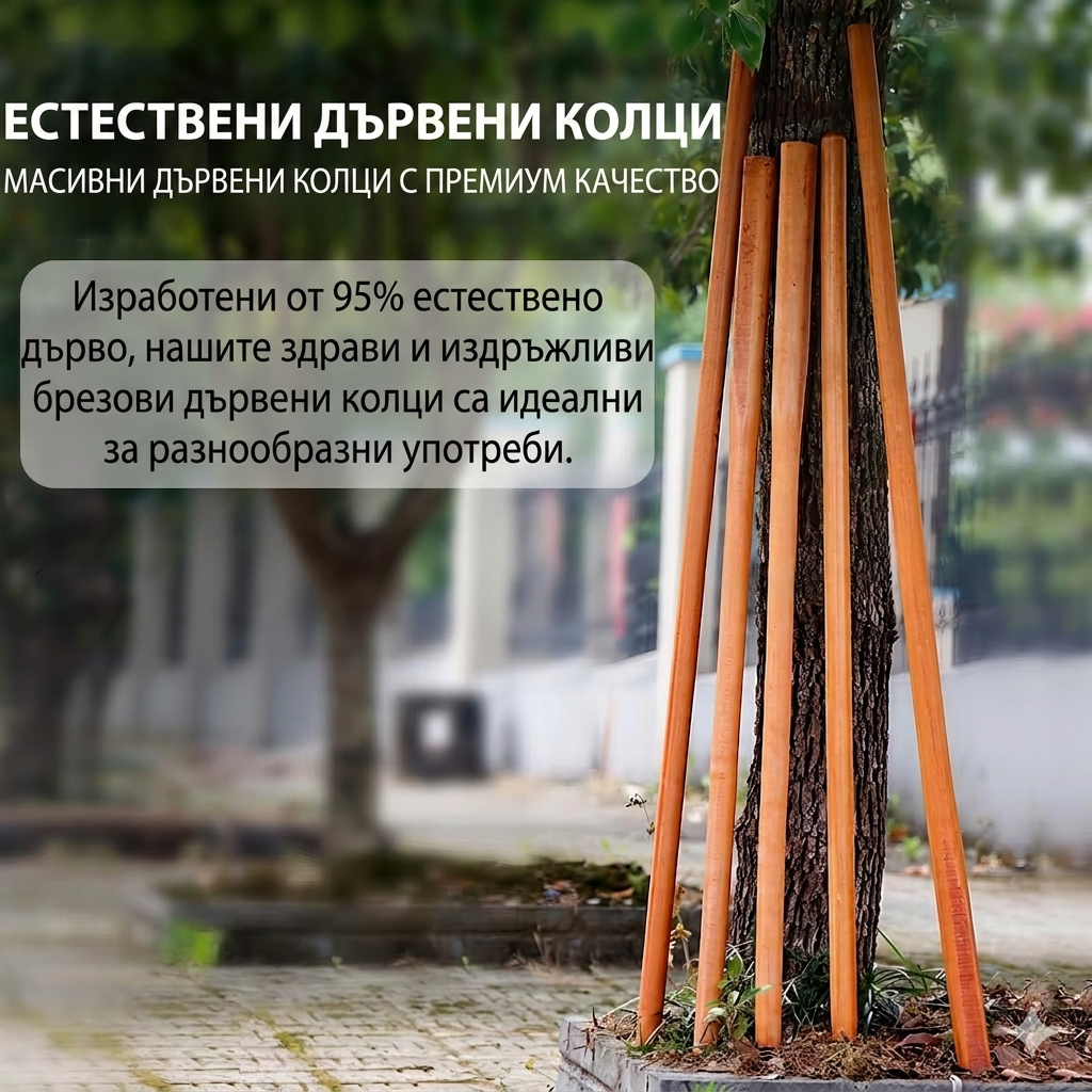 Универсална дървена дръжка за инструменти с диаметър 3 см - Image 5