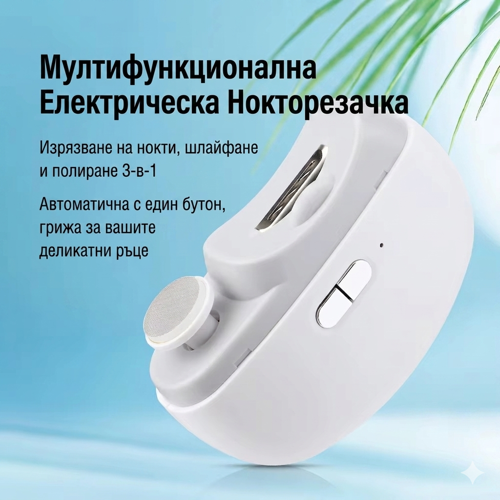 Мултифункционална електрическа нокторезачка 3в1 за бебета и възрастни - Image 7