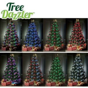 Коледни лампички тип завеса за елха Tree Dazzler - 64 бр.