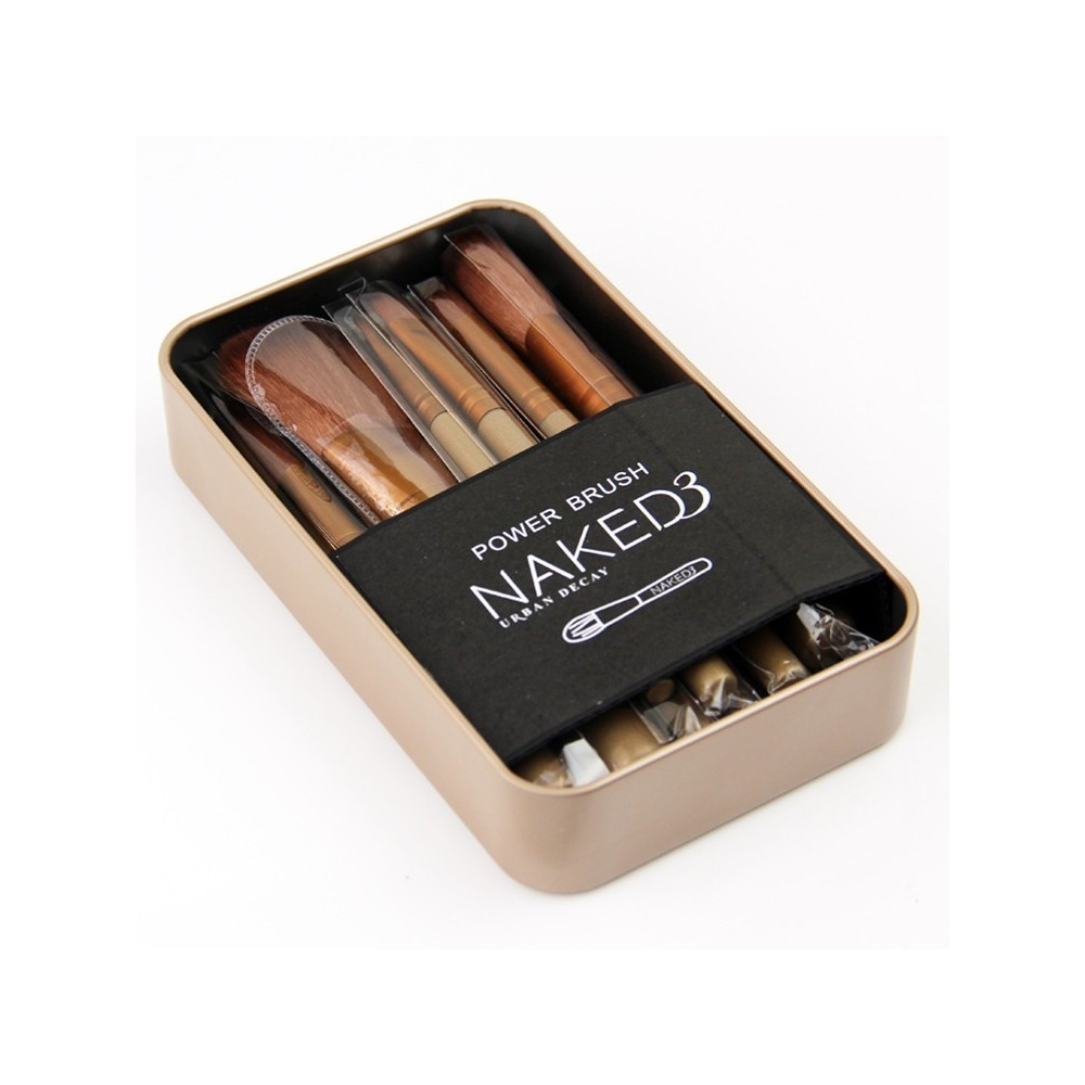 Комплект качествени 12 четки за грим и сенки NAKED3 Urban Decay - Image 3