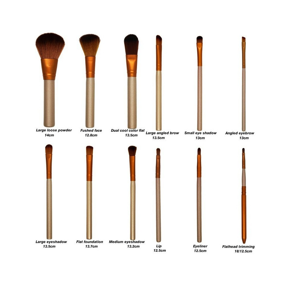 Комплект качествени 12 четки за грим и сенки NAKED3 Urban Decay - Image 4