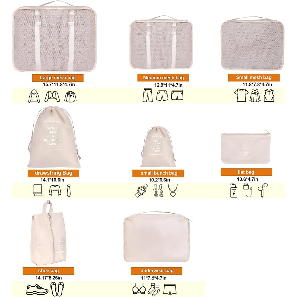 Комплект органайзери за куфари 10 в 1 - Image 4