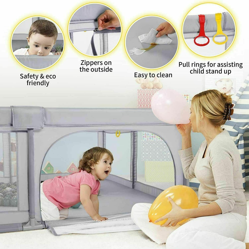 Сглобяема детска кошара за игра 120х180см.