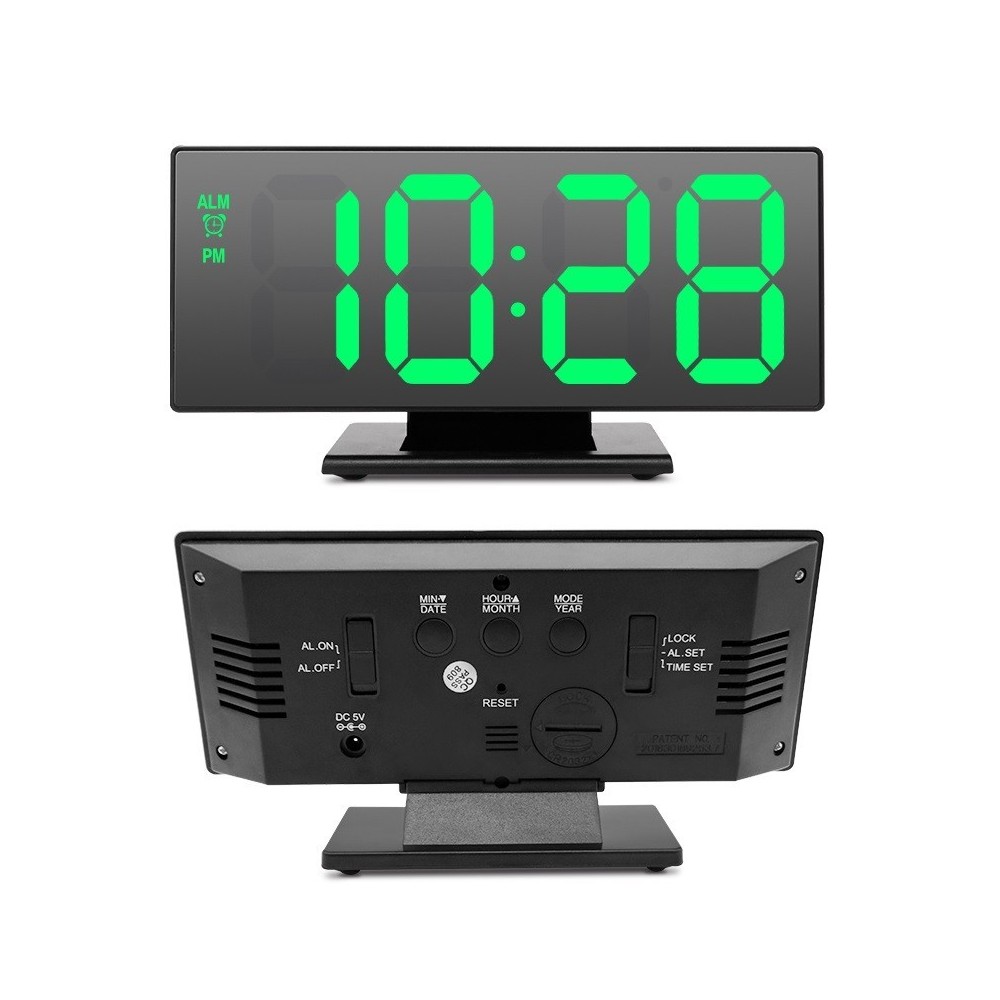 Настолен огледален LED часовник - Image 11