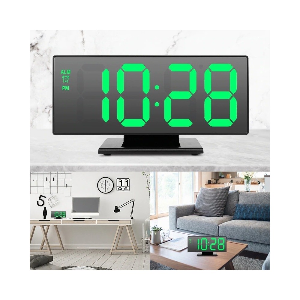 Настолен огледален LED часовник - Image 7