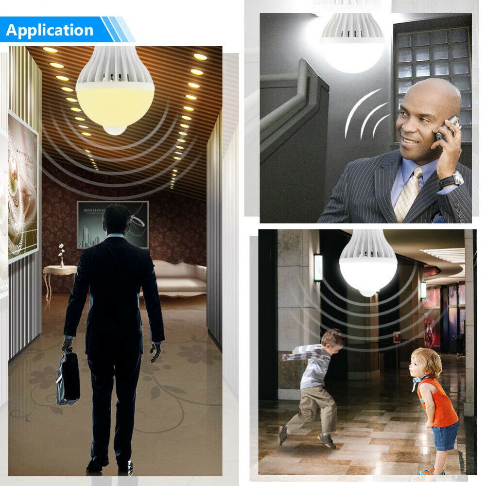 LED КРУШКА СЪС СЕНЗОР ЗА ДВИЖЕНИЕ E27 - Image 4