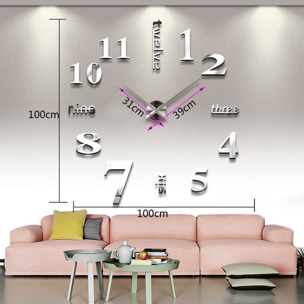 Лепящ стенен часовник с 3D ефект - Image 4