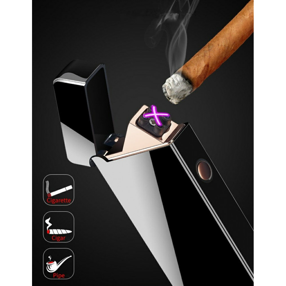 Луксозна Usb Запалка с двойна волтова дъга и Touch