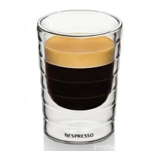 Двустенна Стъклена Чаша Nespresso 150 мл Термоизолираща за Кафе Lungo