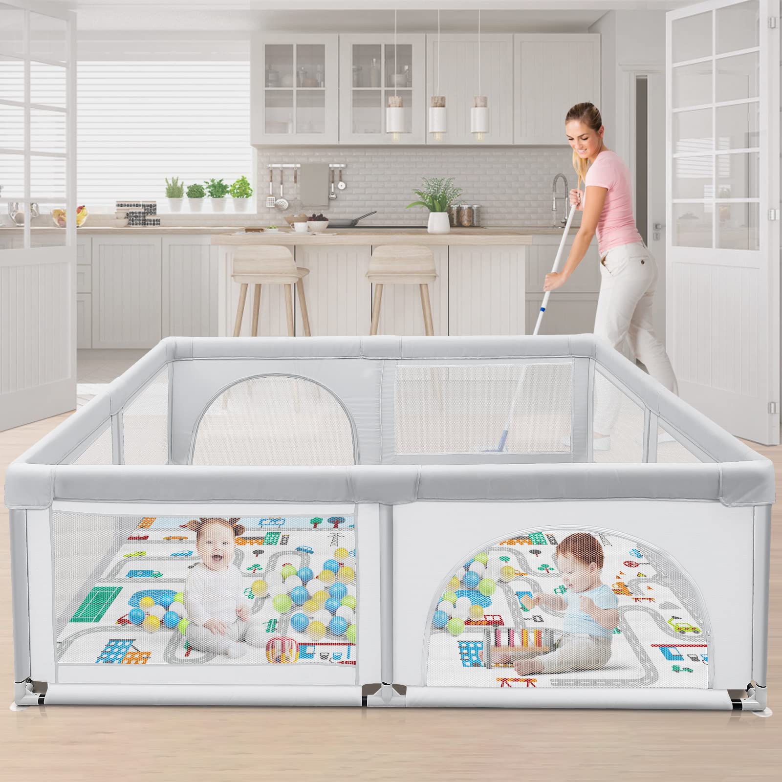 Просторна детска кошара за игра 1.5 х 2 метра - Image 7