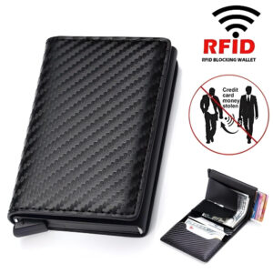 Портфейл с rfid защита - Карбонов