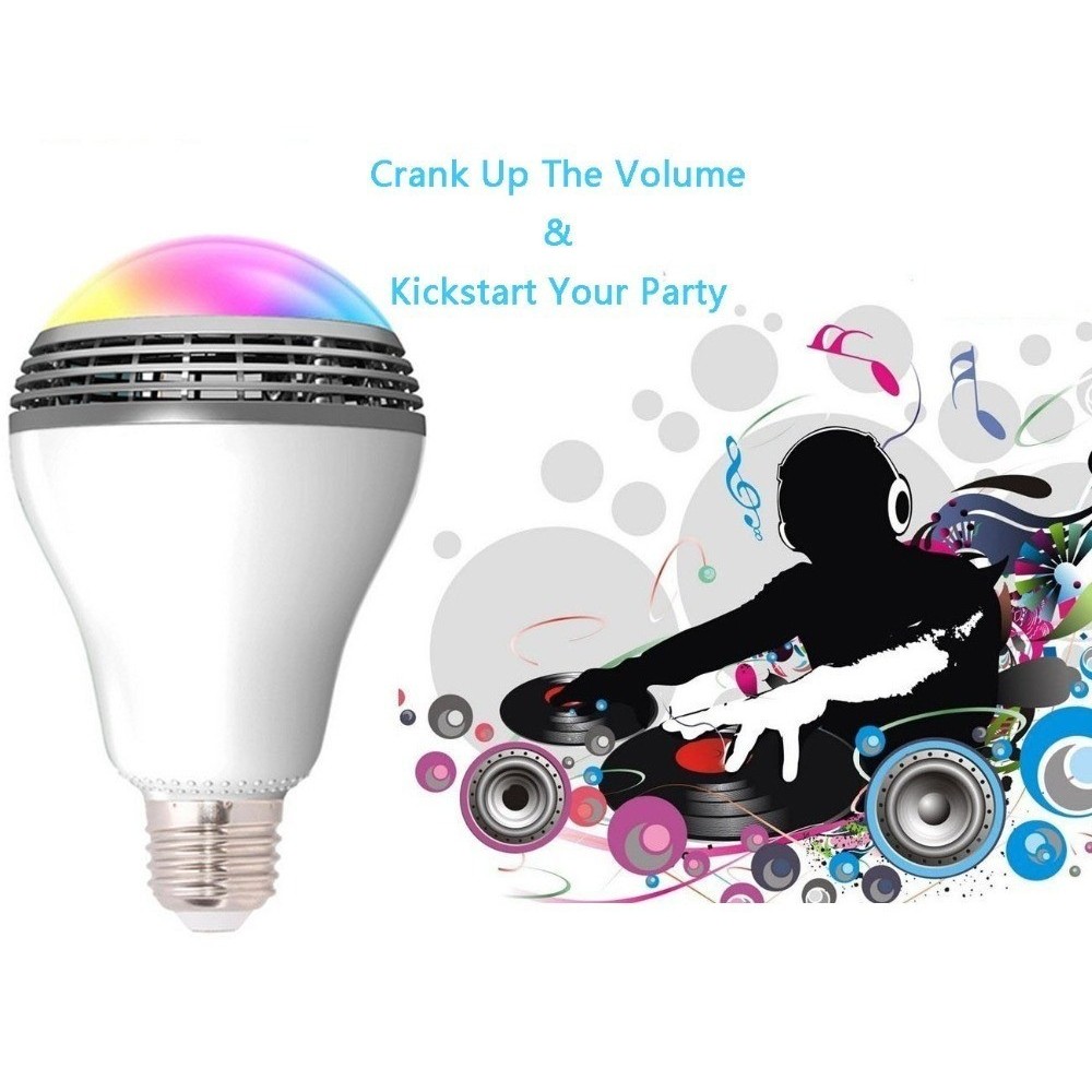 Цветна Bluetooth Smart LED Крушка с Високоговорител - Image 6