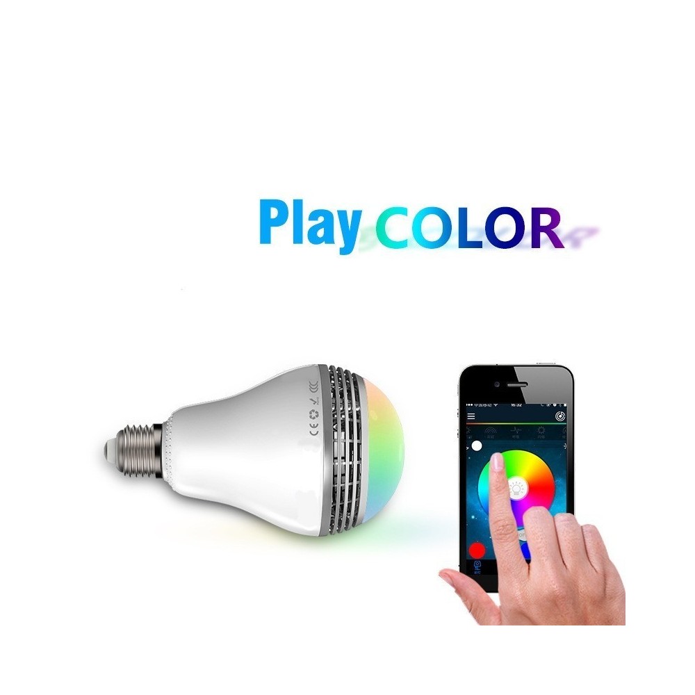 Цветна Bluetooth Smart LED Крушка с Високоговорител - Image 7