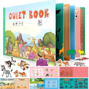 Монтесори книга за деца - QUIET BOOK