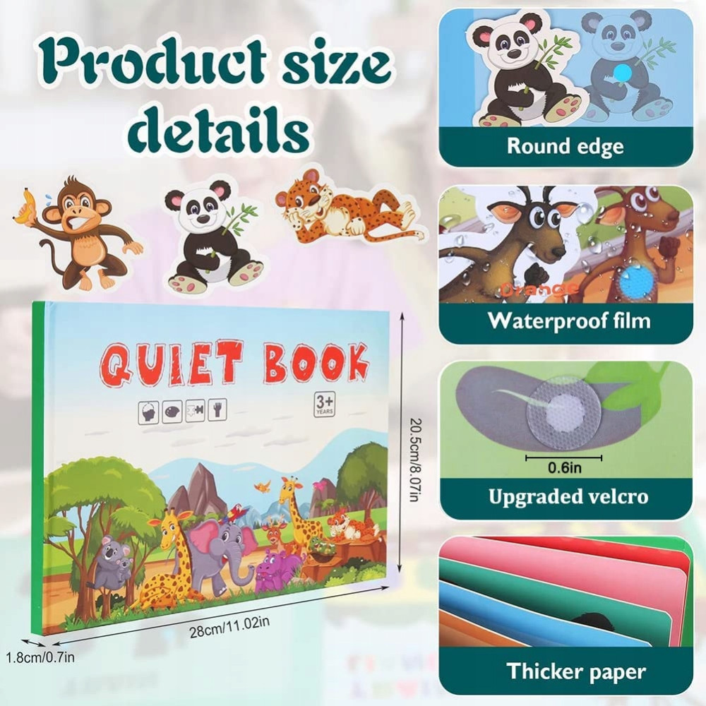 Монтесори книга за деца - QUIET BOOK - Image 14