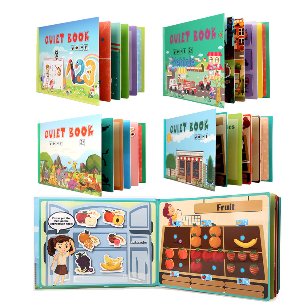 Монтесори книга за деца - QUIET BOOK - Image 13