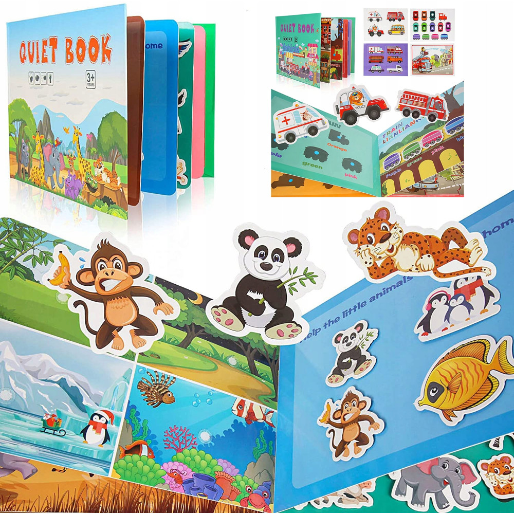 Монтесори книга за деца - QUIET BOOK - Image 9