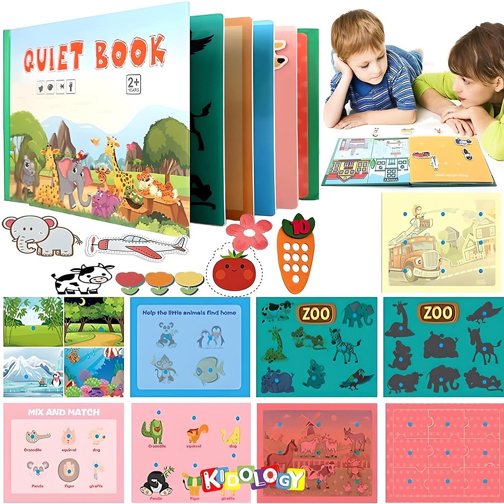 Монтесори книга за деца - QUIET BOOK - Image 4