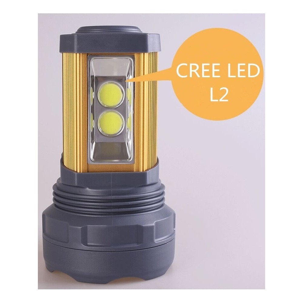 Акумулаторен фенер с мощен лед диод 20W T6 CREE - Image 4