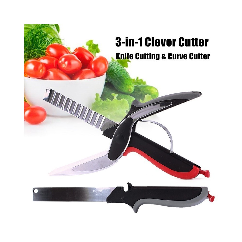 Ножица за рязане на месо и зеленчуци Clever Cutter Инокс - Image 7