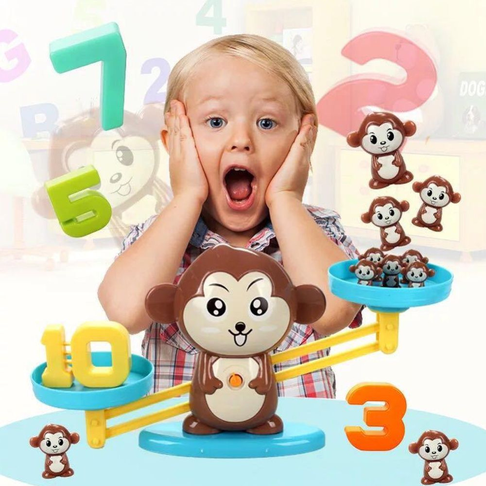 Игра за смятане, игра с цифри, детска везната - Image 23