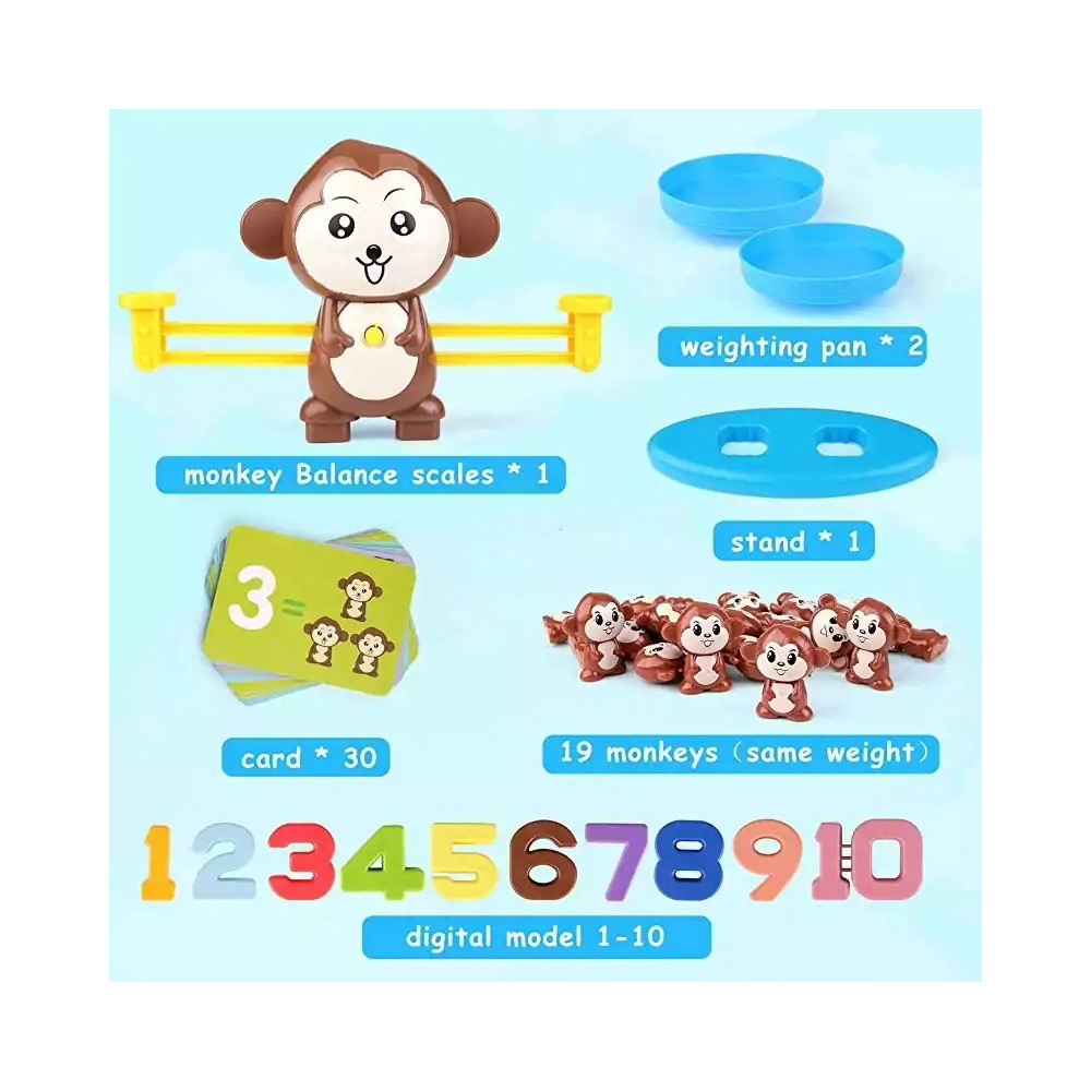 Игра за смятане, игра с цифри, детска везната - Image 12