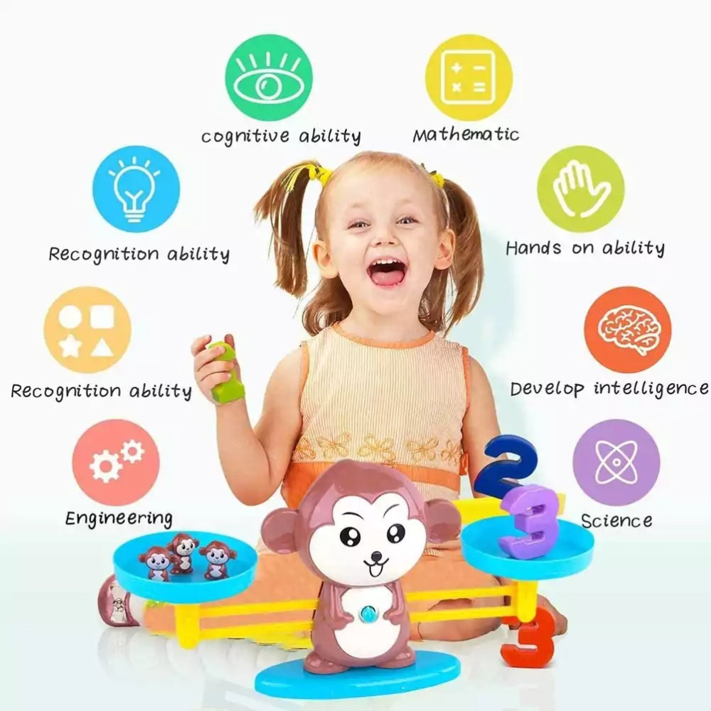 Игра за смятане, игра с цифри, детска везната - Image 3