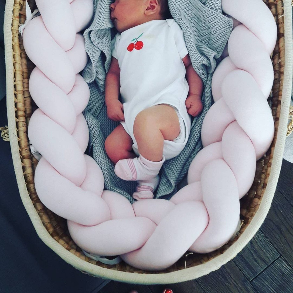 Обиколник за бебешко легло, Декоративна възглавница за кошара - 3 метра - Image 10