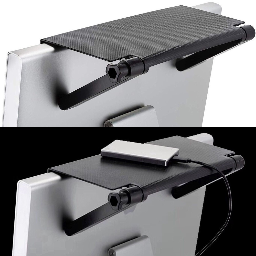 Регулиращ се рафт за поставяне върху монитор или телевизор Screen Top Shelf - Image 4